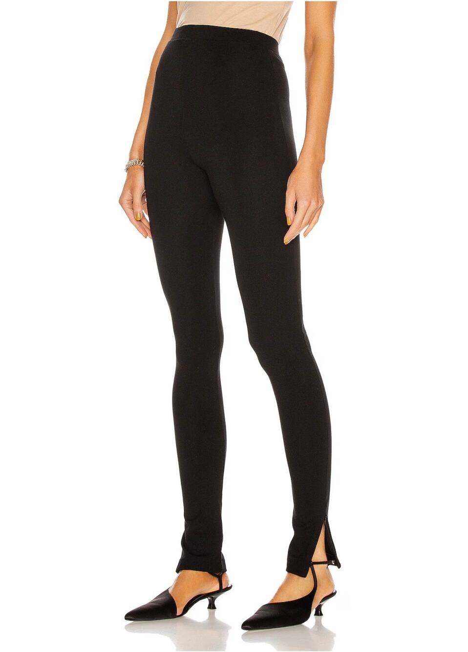 Toteme Zip Leggings Black Small